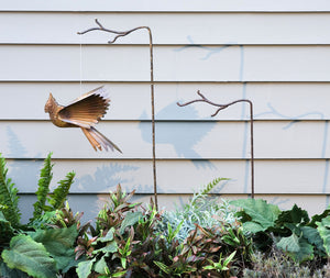 Metal Twig Garden Stake