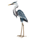 Blue Heron with Head Down Statue