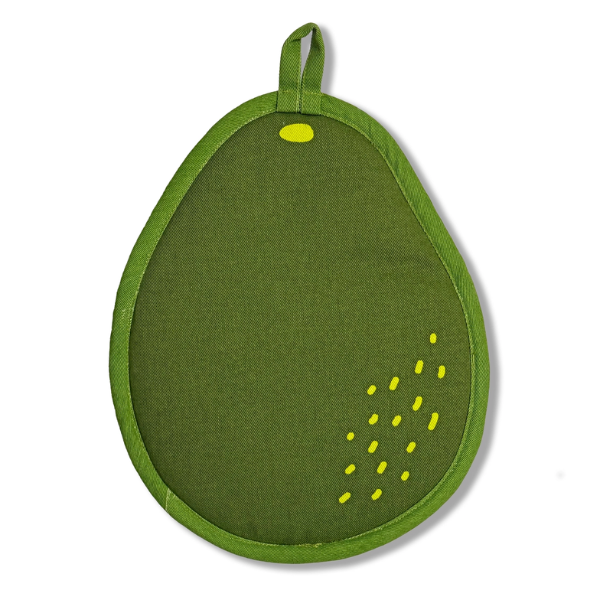 Avocado Pot Holder with Pocket