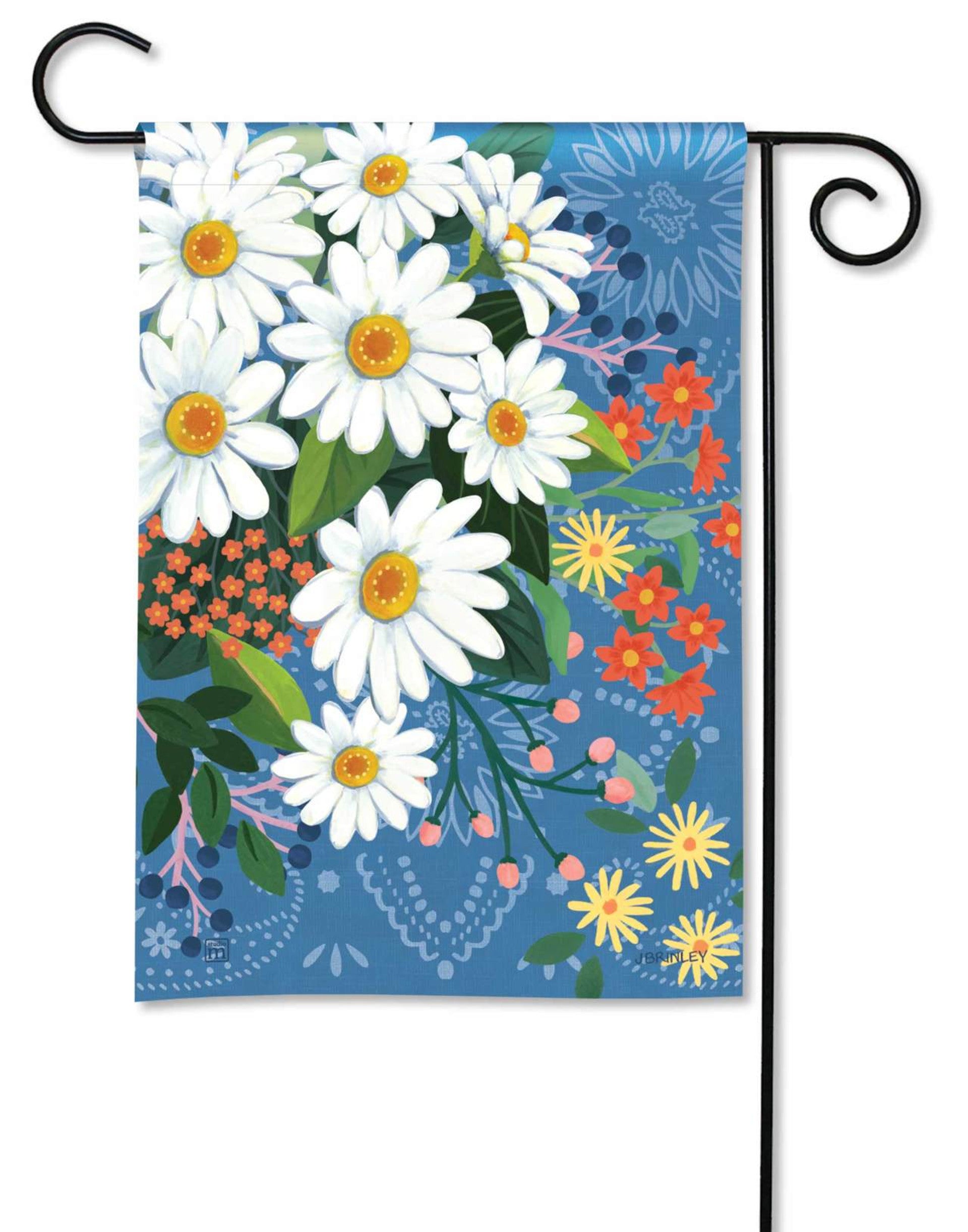 Bandana Daisies Garden Flag