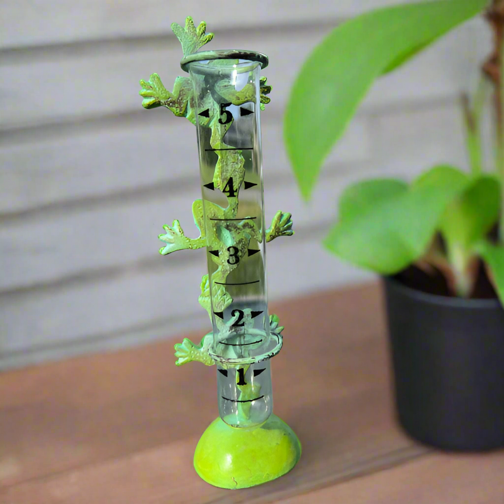Leaping Frogs Rain Gauge