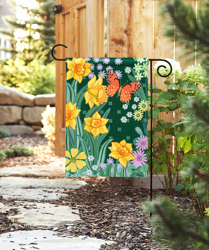 Daffodil Dance Garden Flag