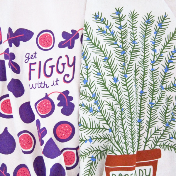 Rosemary & Fig Tea Towels  -Set of 2