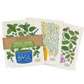 "Fresh Herbs" Sponge Cloth Set of 3- Basil, Dill & Mint
