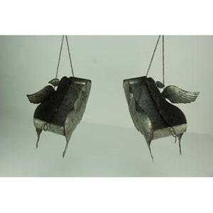Flying Pig Hanging Planters - Set of Two