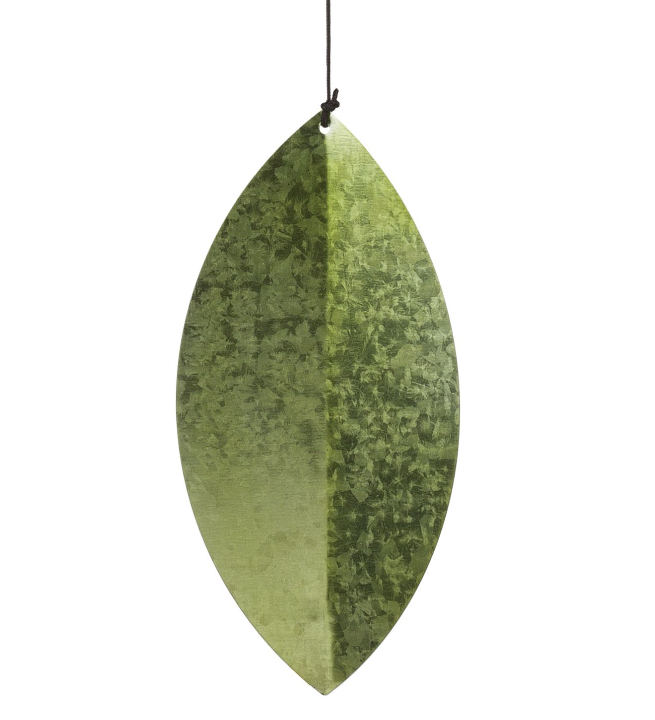 Solar Chime with Green Leaf, 42"