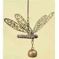 Hanging Dragonfly with Bell Ornament