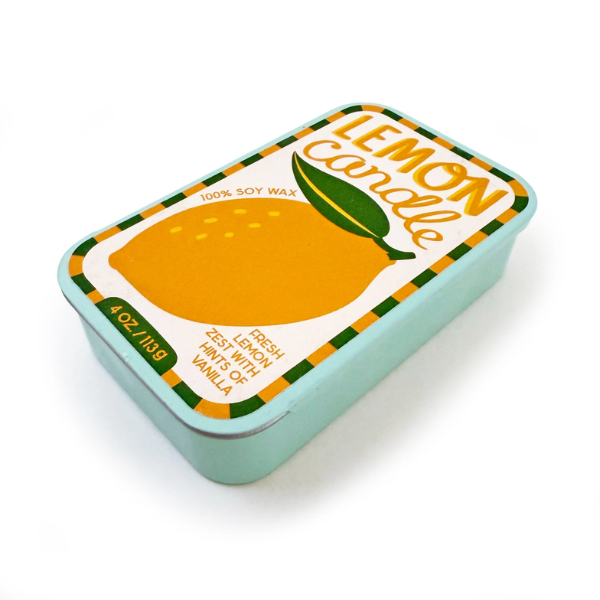 Lemon Candle in a Tin