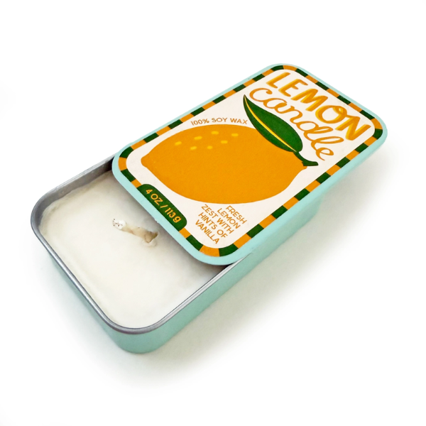 Lemon Candle in a Tin