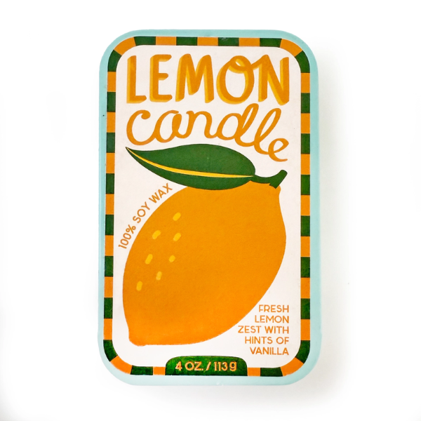 Lemon Candle in a Tin