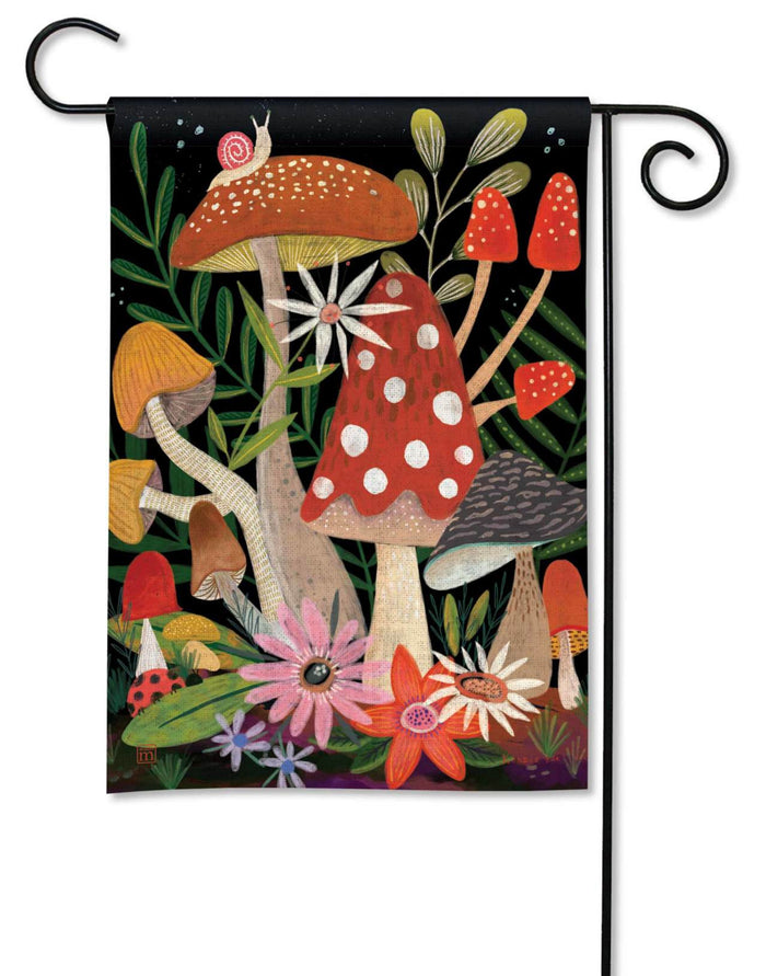 Mushroom Troop Garden Flag