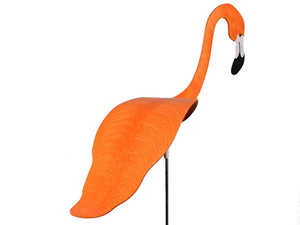 Flamingo Dancing Bird Wind Stake - Orange