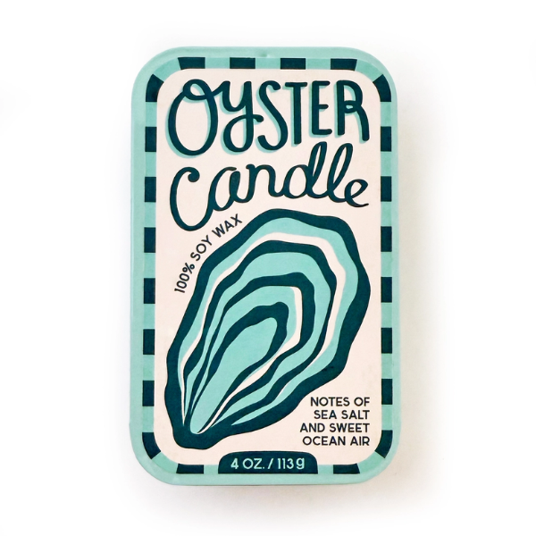 Oyster Candle in a Tin
