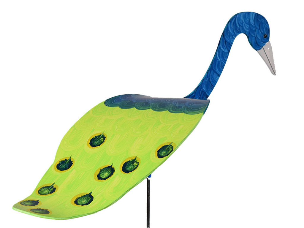 Peacock Dancing Bird Wind Stake