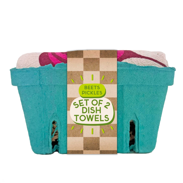 "Pickled Please" Tea Towels Set of 2- Beets & Pickle