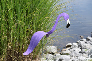 Flamingo Dancing Bird Wind Stake - Purple