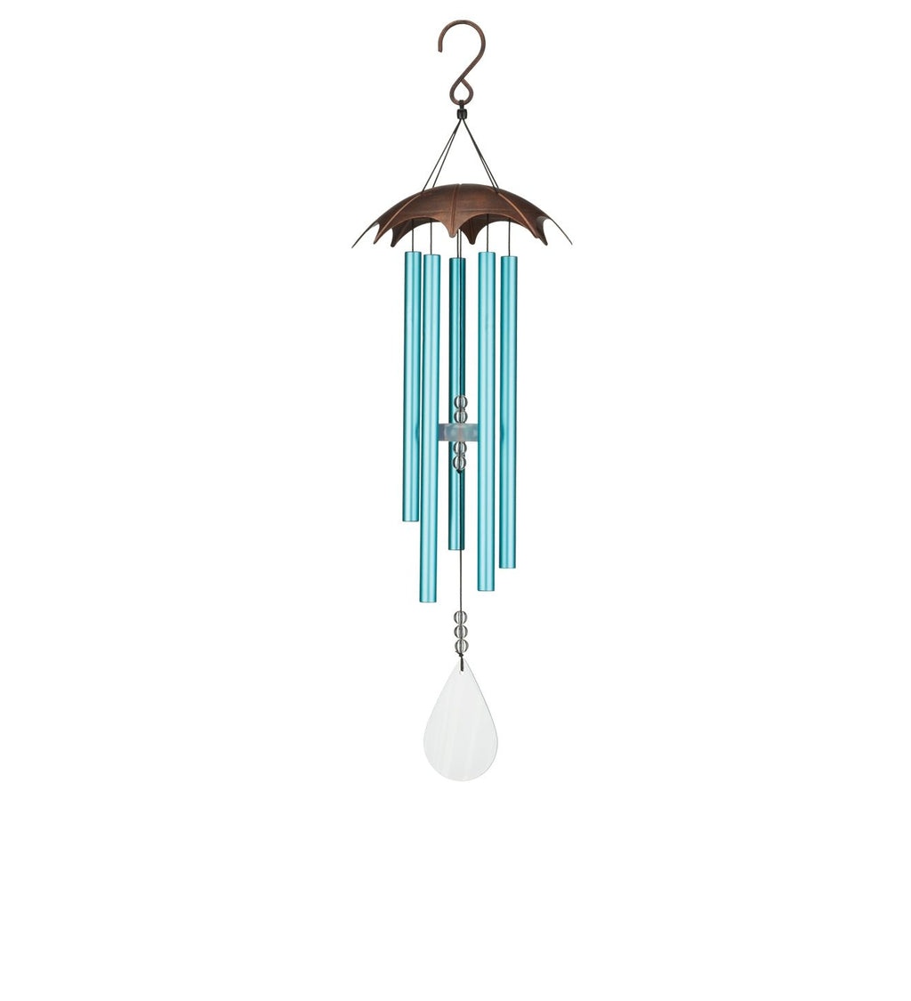 Umbrella Chime with Raindrop, 32"