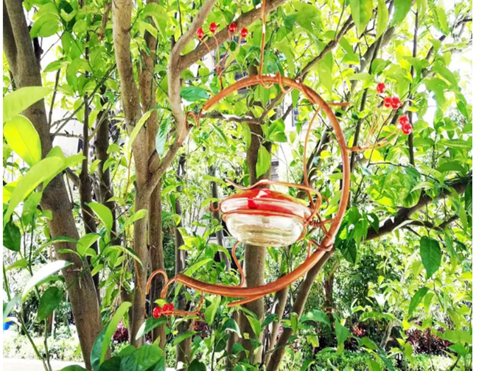 Red Berries Hummingbird Feeder