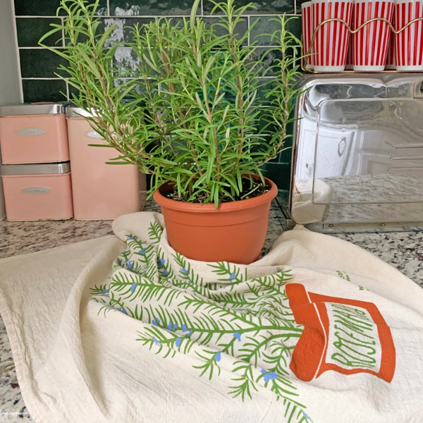 Rosemary Herb Tea Towel