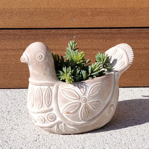 Spotted Dove Handmade Terracotta Planter