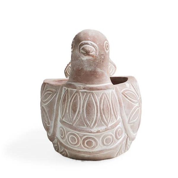 Spotted Dove Handmade Terracotta Planter