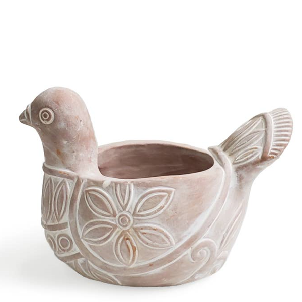 Spotted Dove Handmade Terracotta Planter