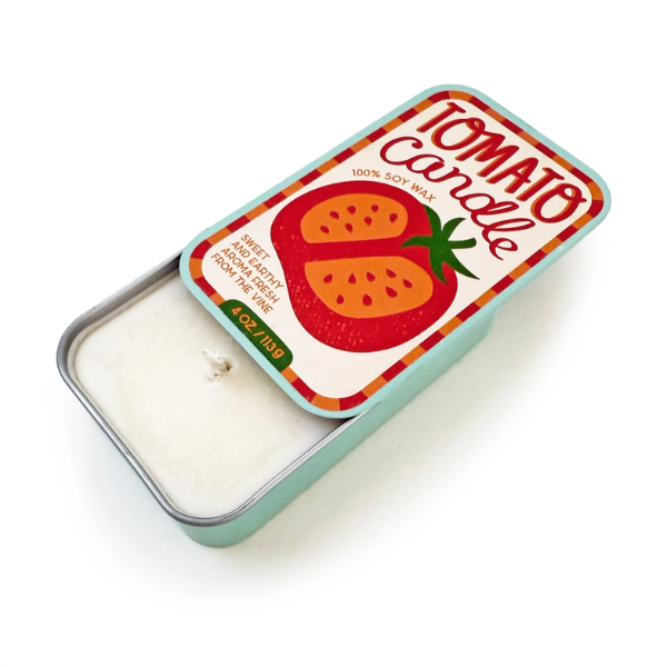 Tomato Candle in a Tin