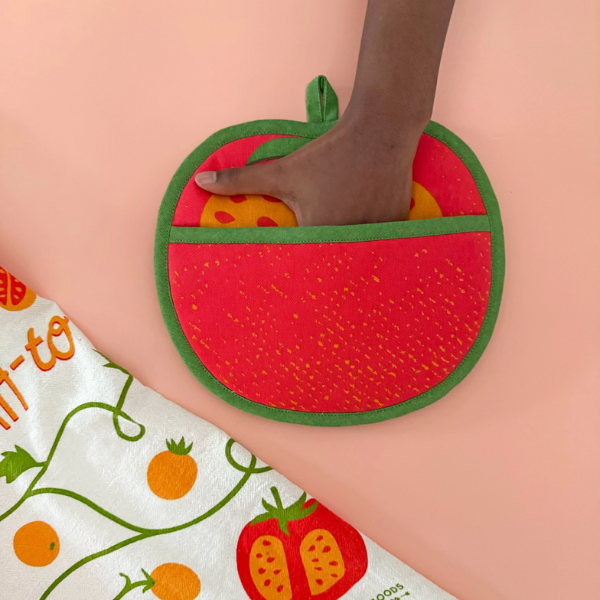 Tomato Pot Holder with Pocket