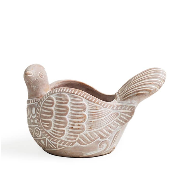 Turtle Dove Handmade Terracotta Planter