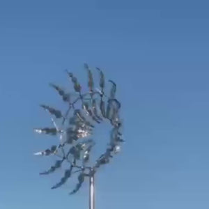3D Sunburst Wind Spinner movement