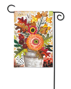 Fall Snippets Garden Flag  Sunny with Thunderstorms