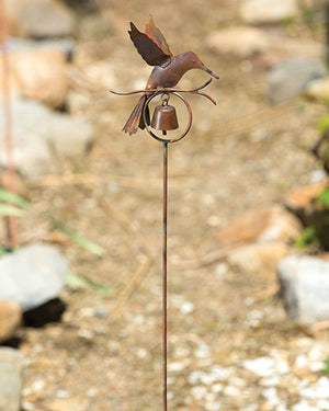 Hummingbird Garden Stake