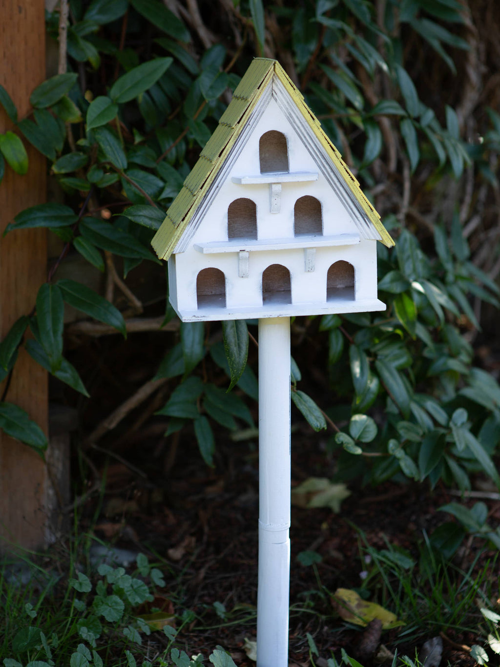 Cape Cod Bird Condo outdoors near fence
