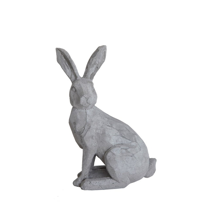 Cement Rabbit Figurine