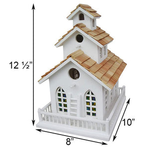 Home Bazaar Chapel Bell Bird House dimensions