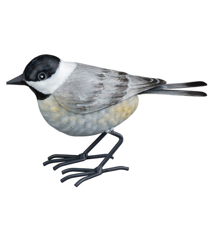 Metal Chickadee Replica Figurine