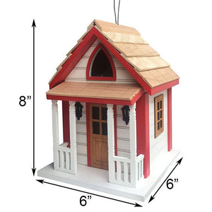 Country Charm Cottage Bird House dimensions