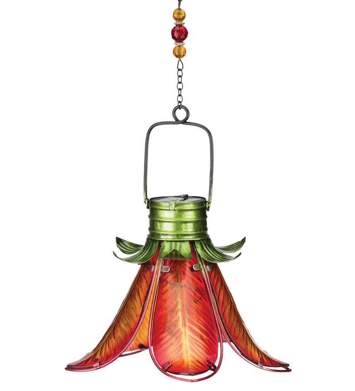 Lily Solar Flower Lantern - Orange