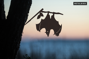 Bat Metalbird Tree Art  Sunny with Thunderstorms
