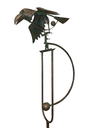 Flying Crow Rocker Stake Sunny with Thunderstorms