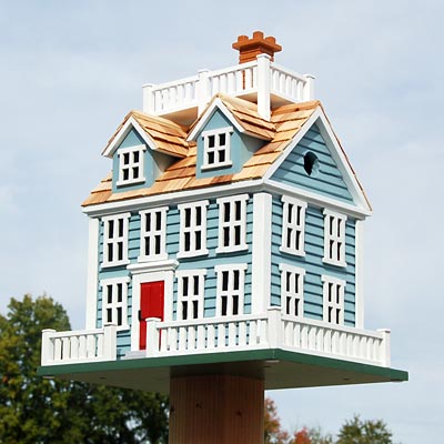 Nantucket Colonial Bird House