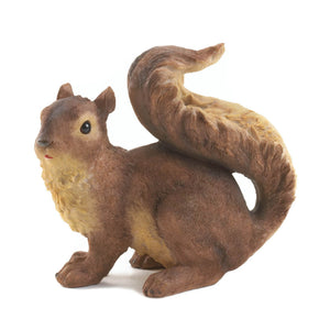 Curious Squirrel Garden Statue Figurine