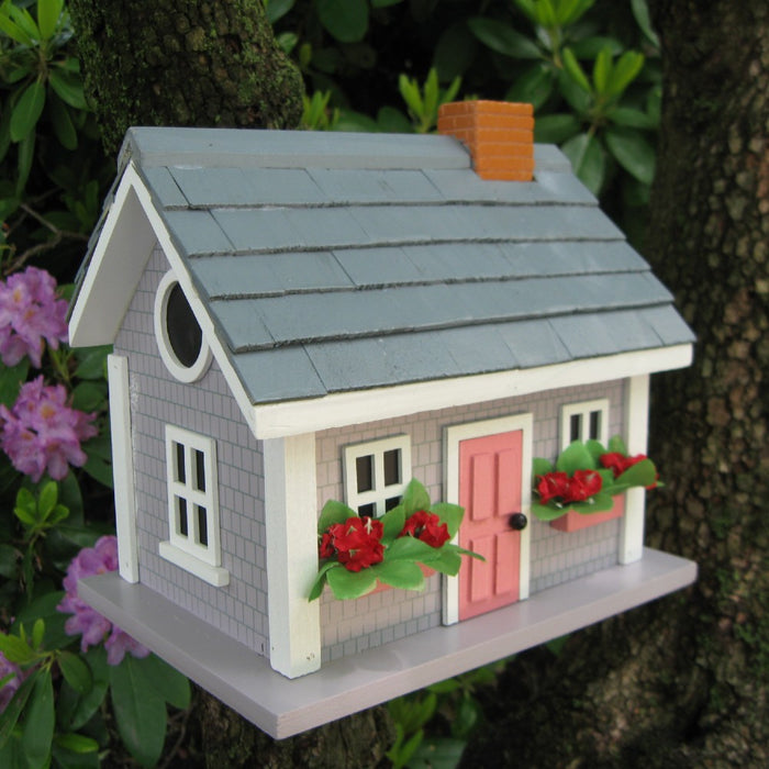 Vineyard Cottage Bird House - Grey