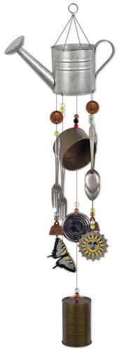 Watering Can Wind Chime Sunny with Thunderstorms