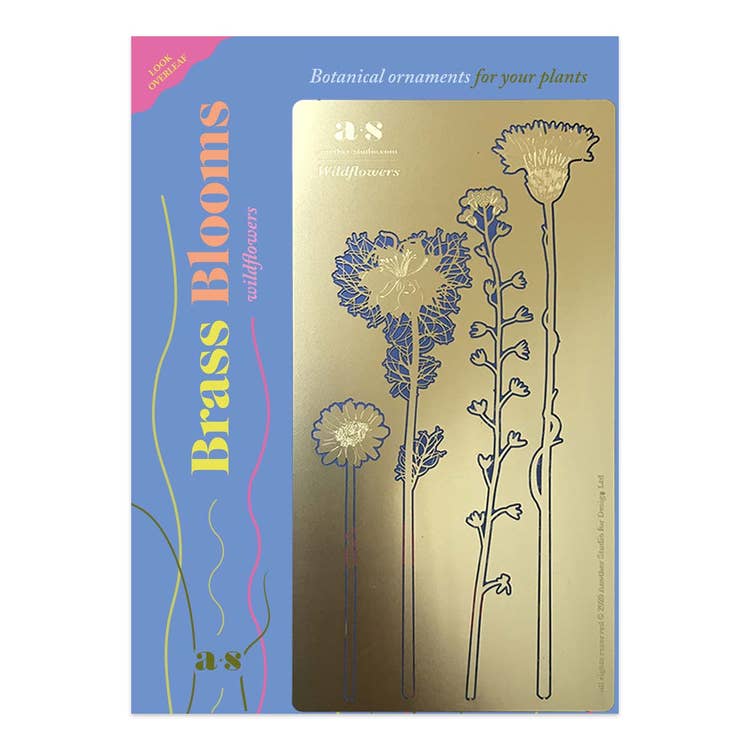 Brass Blooms Wildflower Plant Accessories