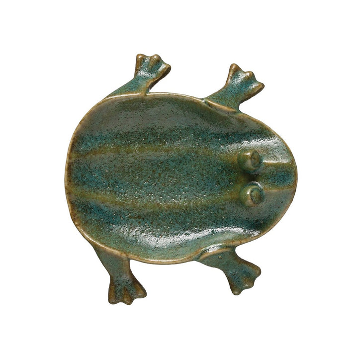 Stoneware Frog Dish