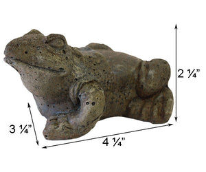 Frog Planter Holder with dimensions